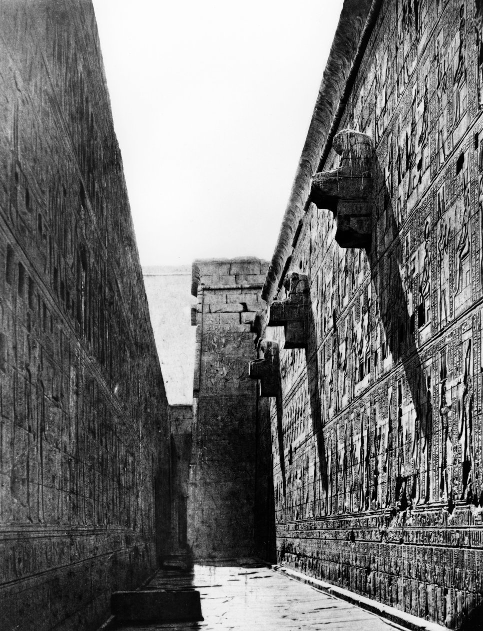 Świątynia Edfu, Egipt, 1893 autorstwa Auguste Edouard Mariette