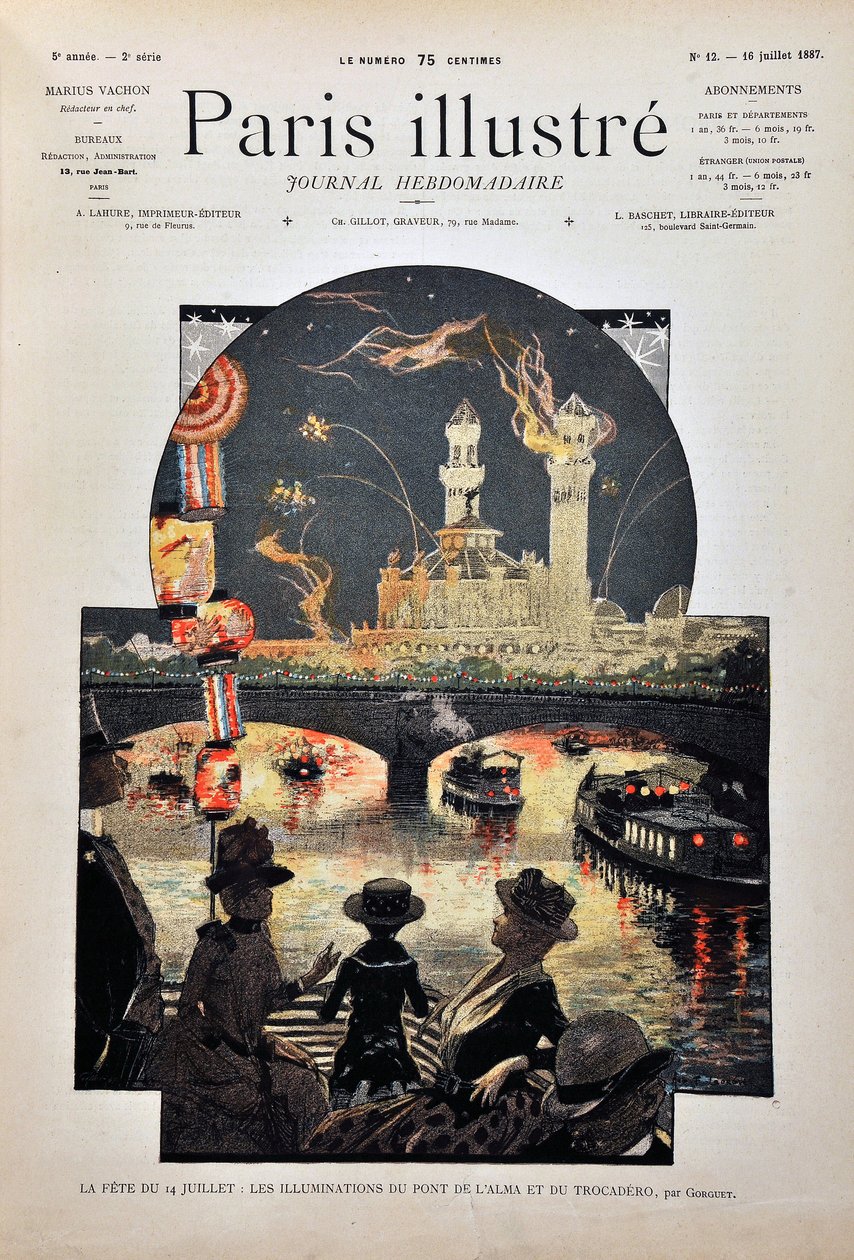 Święto 14 lipca autorstwa Auguste Francois Gorguet