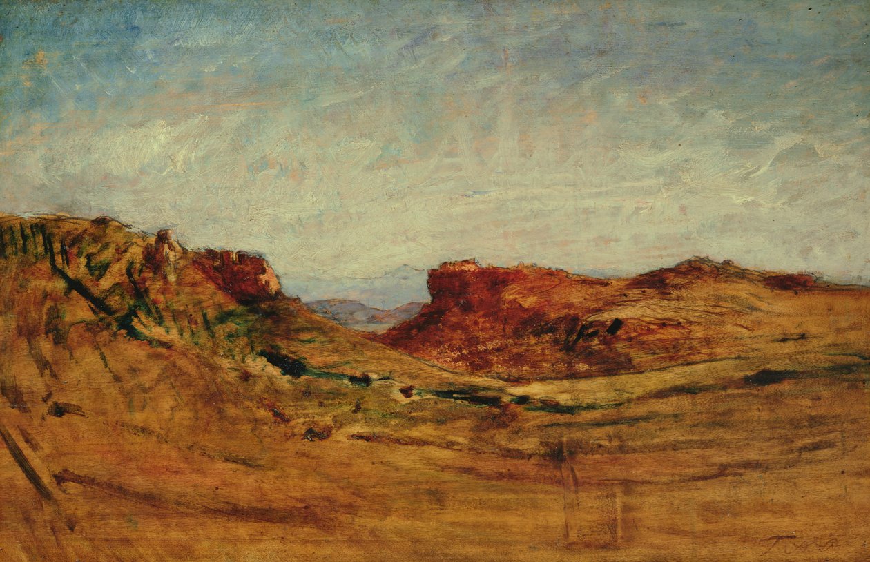 Krajobraz autorstwa Auguste Francois Ravier