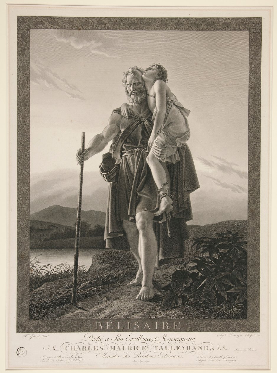 Belisaire autorstwa Auguste Gaspard Louis Desnoyers