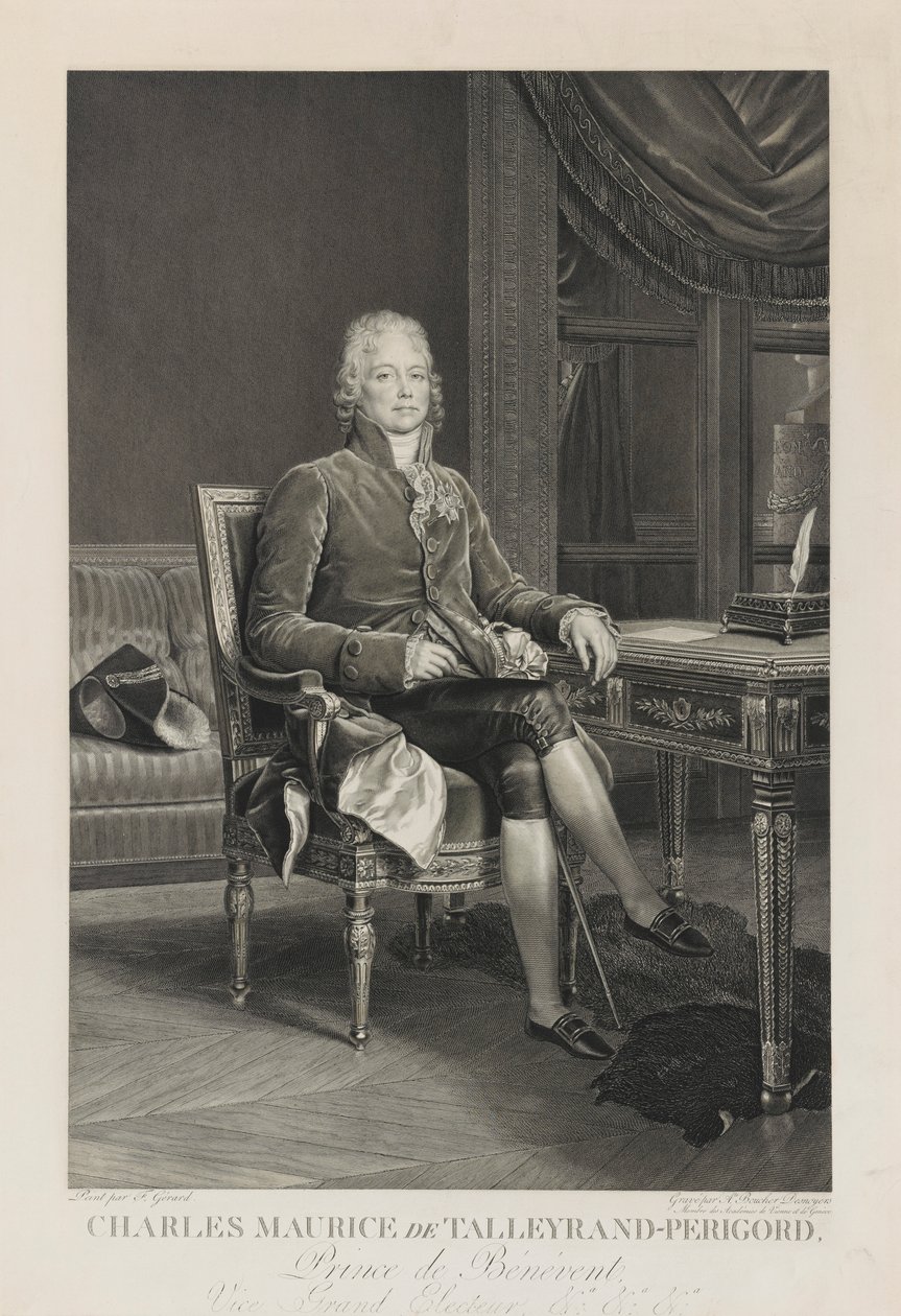 Charles Maurice de Talleyrand-Périgord autorstwa Auguste Gaspard Louis Desnoyers