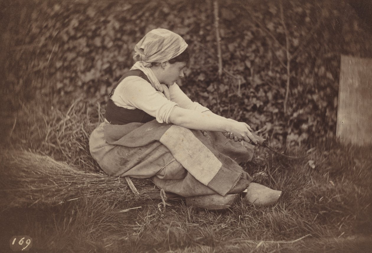 Chłop, ok. 1870 (zdjęcie) autorstwa Auguste Giraudon