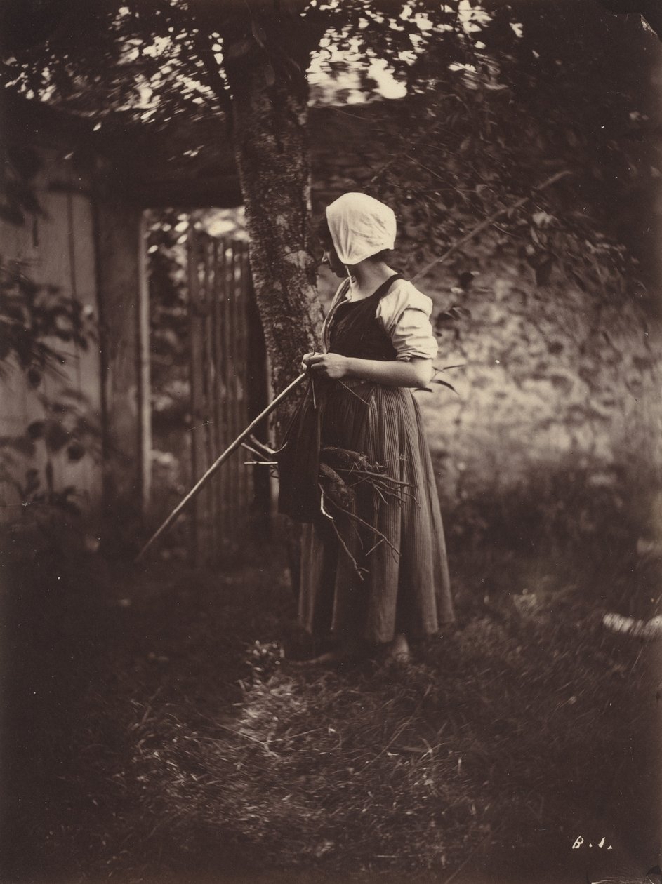 Chłop, ok. 1870 (zdjęcie) autorstwa Auguste Giraudon