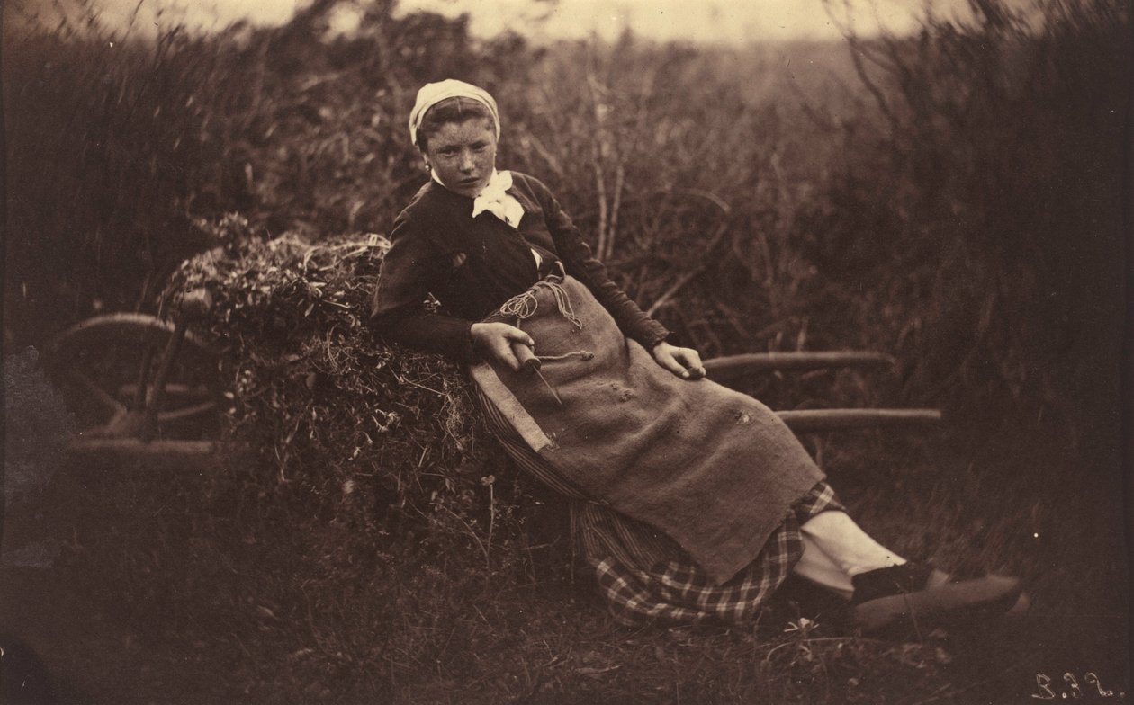 Chłop, ok. 1870 (zdjęcie) autorstwa Auguste Giraudon