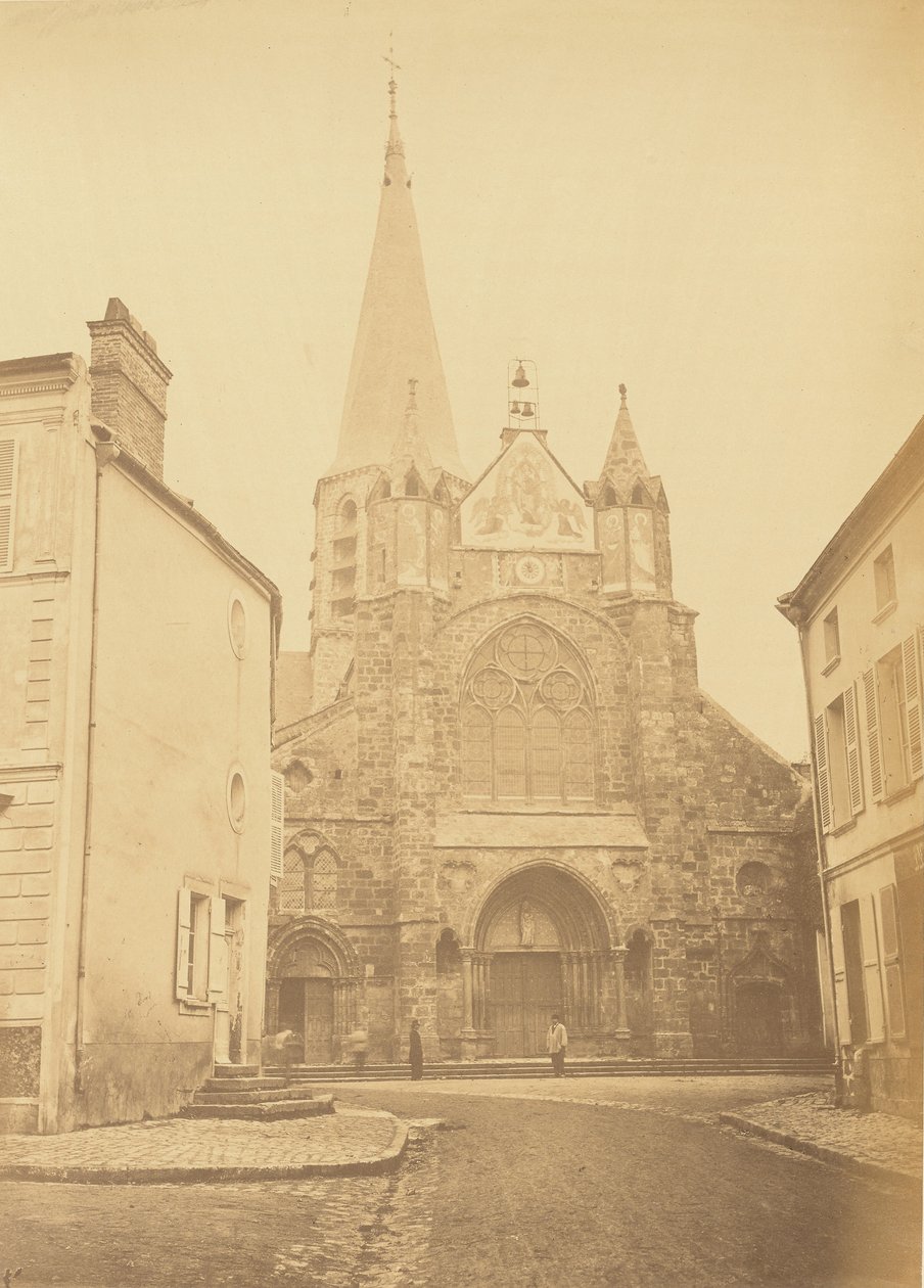 Eglise de Priseaux (Loiret) W pobliżu stacji Ce Nom autorstwa Auguste Hippolyte Collard