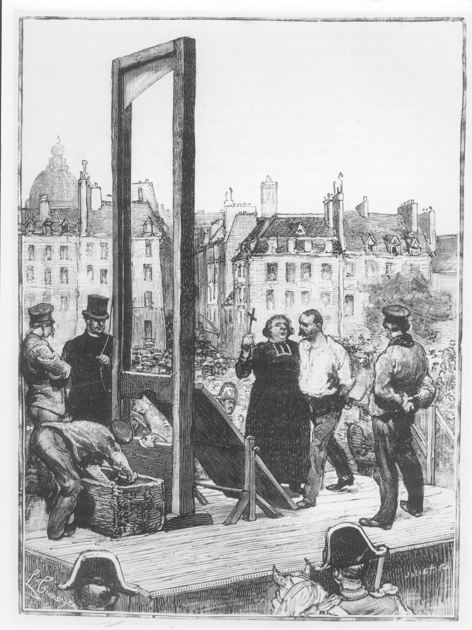 Ilustracja z „Le Chiffonnier de Paris” (1847) autorstwa Felixa Pyata (1810-89) z końca XIX wieku autorstwa Auguste Joliet