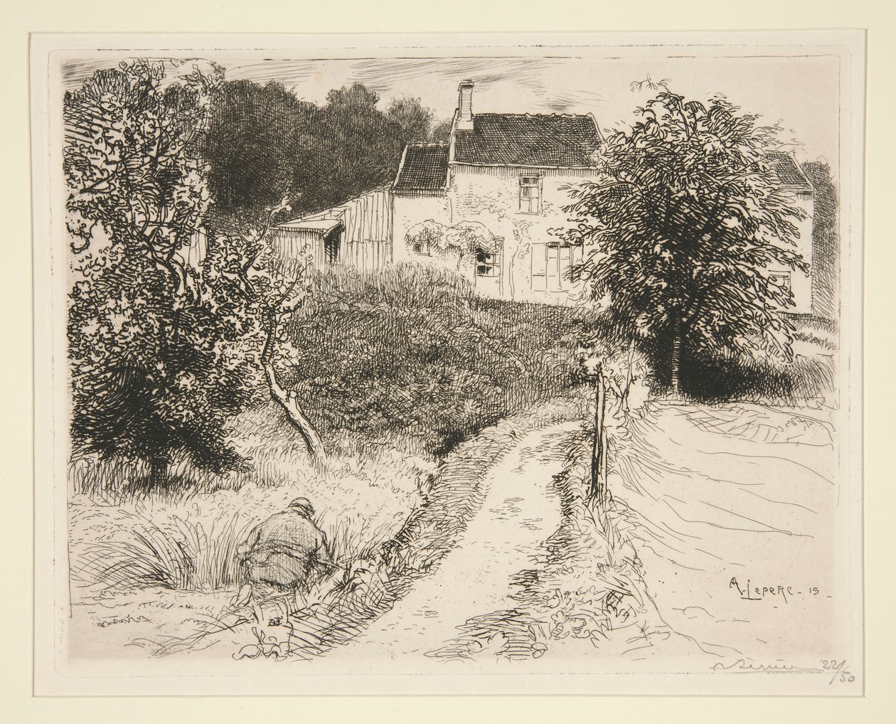 W Bellot (Seine-et-Marne) (W Bellot [Seine-et-Marne]) autorstwa Auguste Lepere