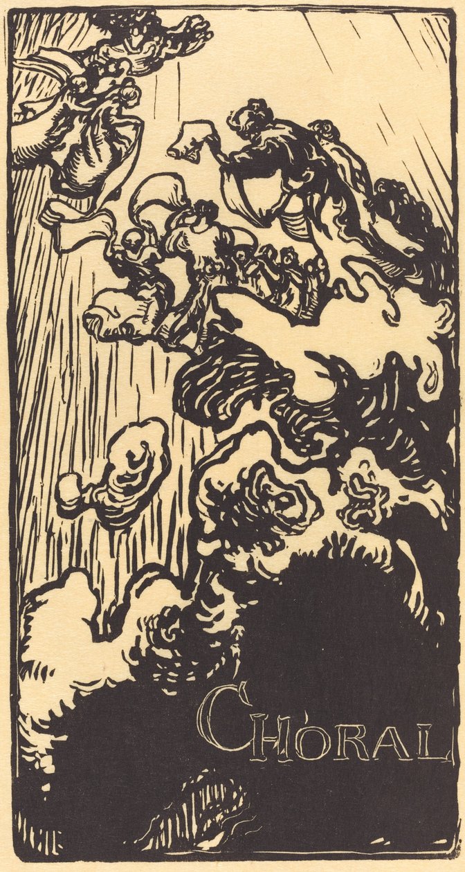 Chór, 1897. autorstwa Auguste Lepere