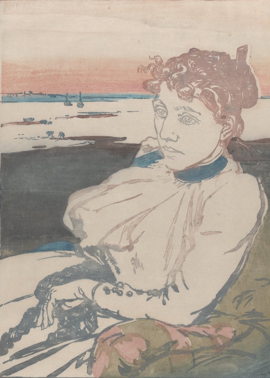 Rekonwalescencja, Mme Lepère, 1892. autorstwa Auguste Lepere