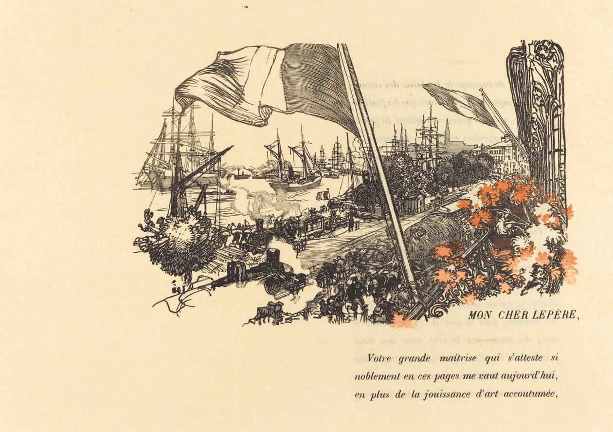 Strona poświęcona autorstwa Auguste Lepere