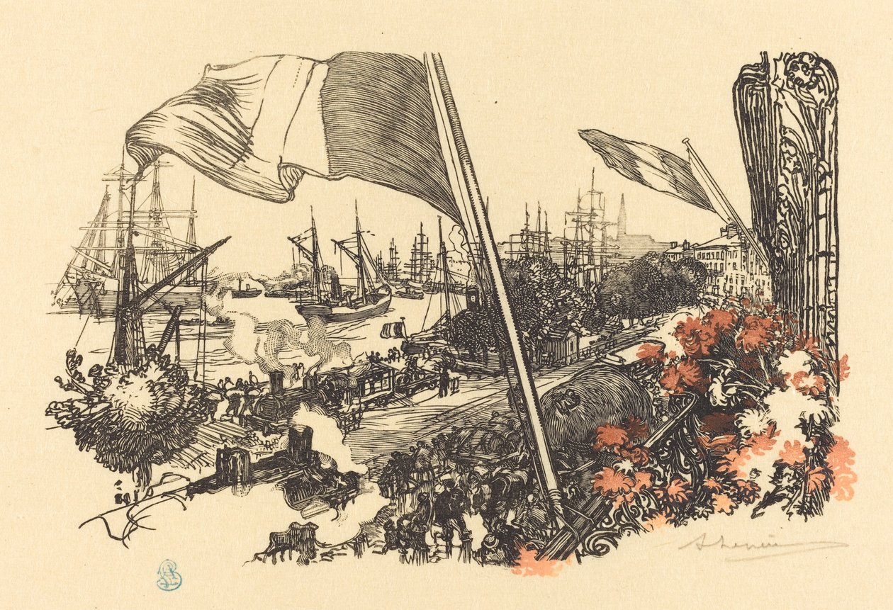 Strona poświęcona, opublikowana w 1900 r. autorstwa Auguste Lepere