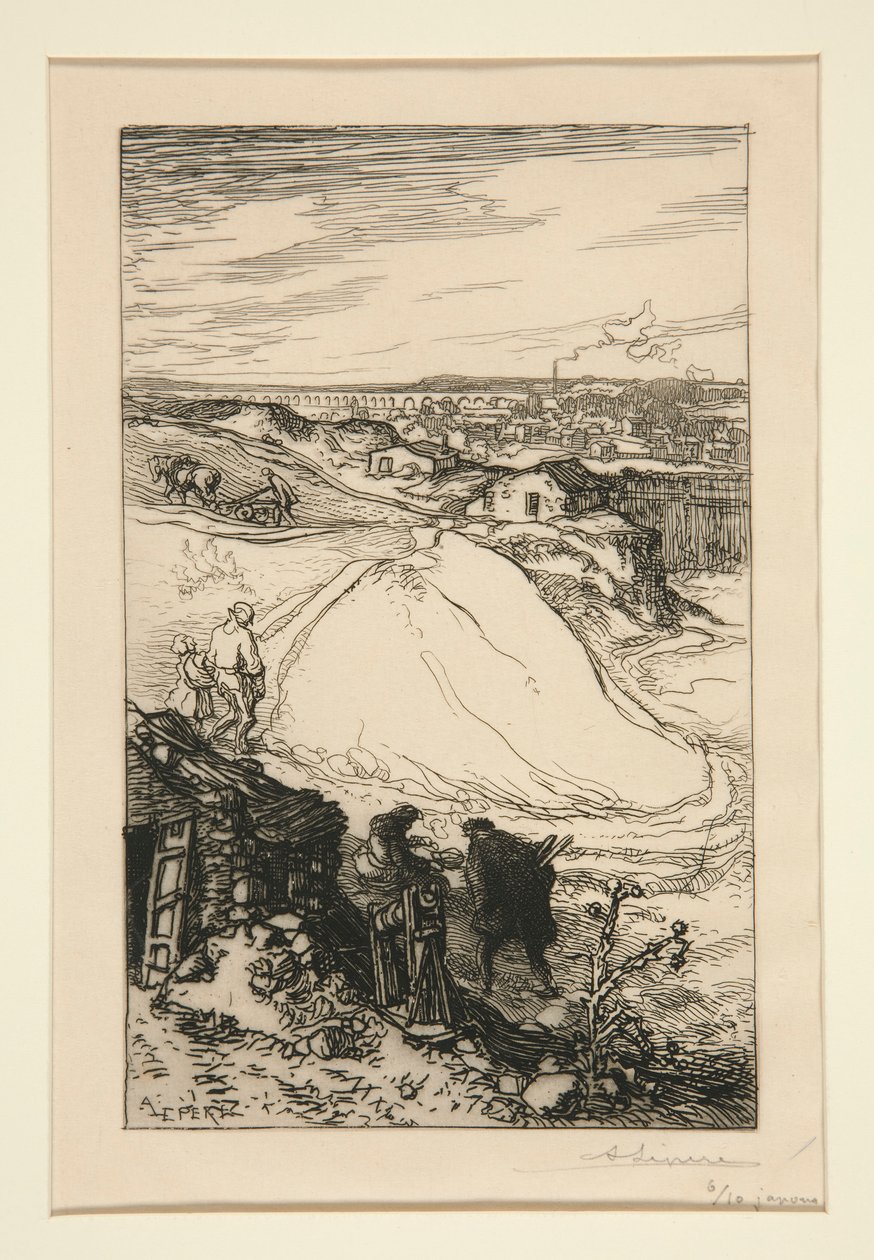 ? Gentilly (w Gentilly) autorstwa Auguste Lepere