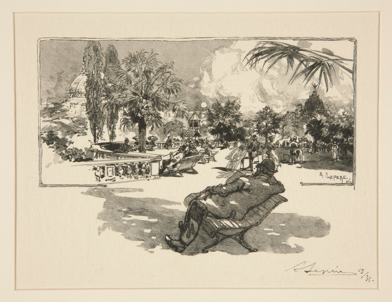 Taras Sztuk Wyzwolonych autorstwa Auguste Lepere
