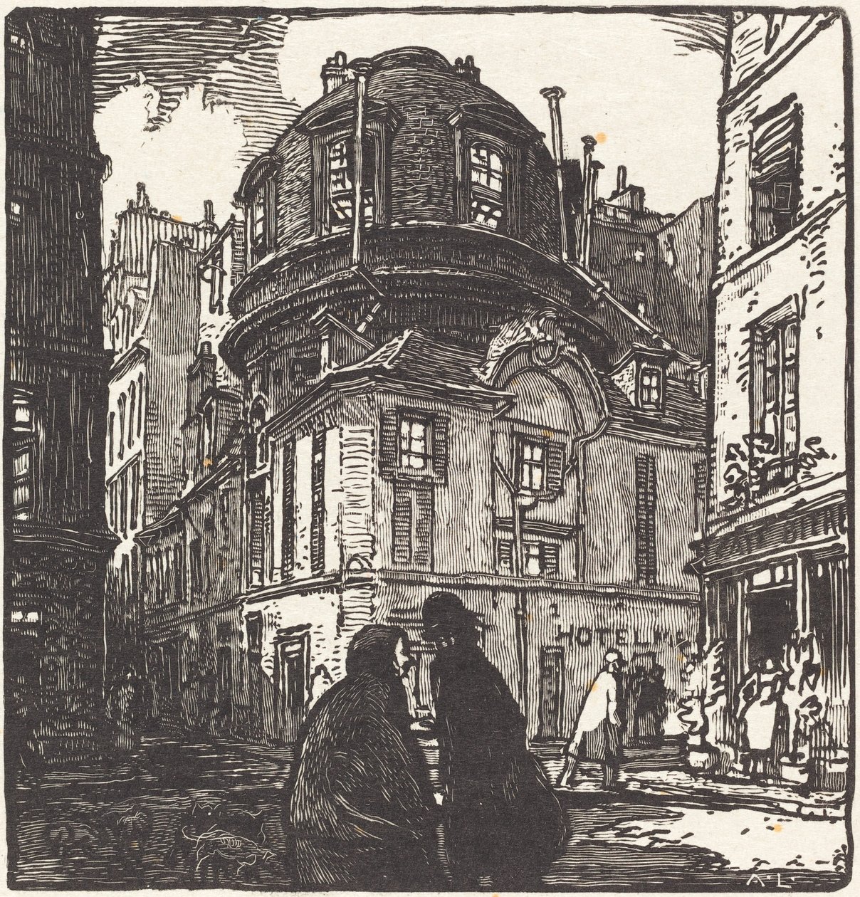 Stara akademia medyczna autorstwa Auguste Lepere