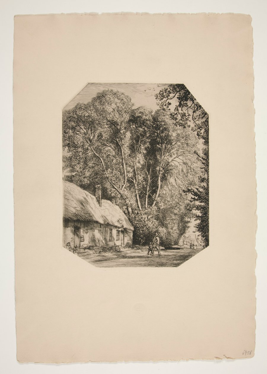 Le Bout Genet (Crevecoeur-le-Grand) autorstwa Auguste Lepere