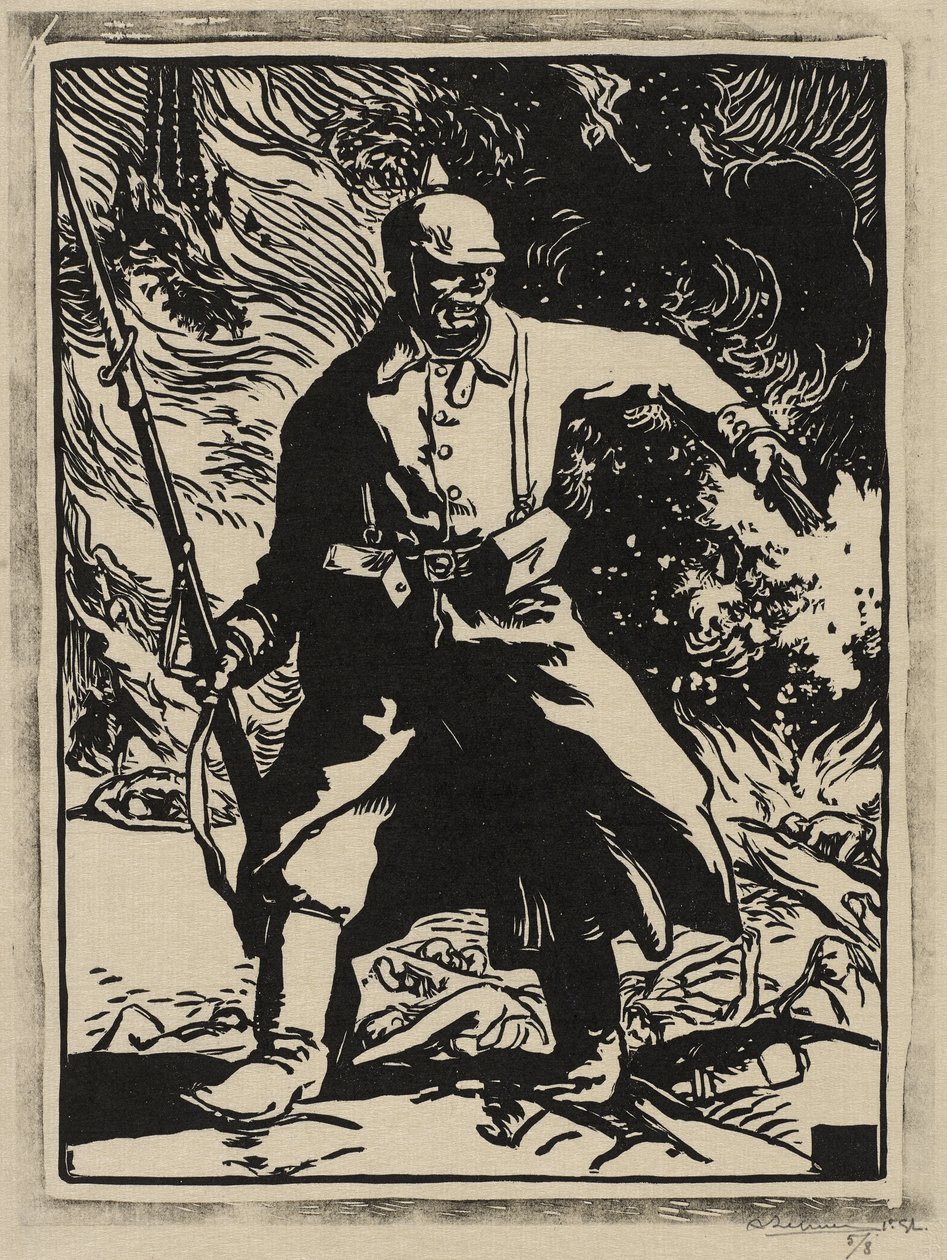 Żołnierz pruski autorstwa Auguste Lepere