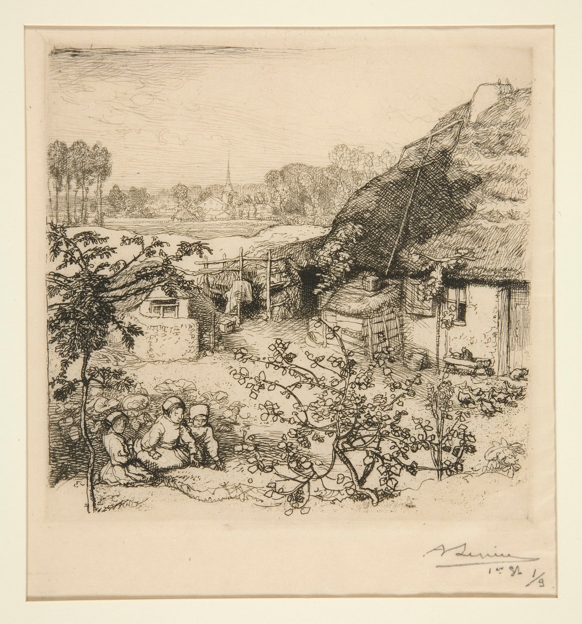 Gniazdo (Saint-Jean-de-Monts) (Schronisko [Saint-Jean-de-Monts]) autorstwa Auguste Lepere