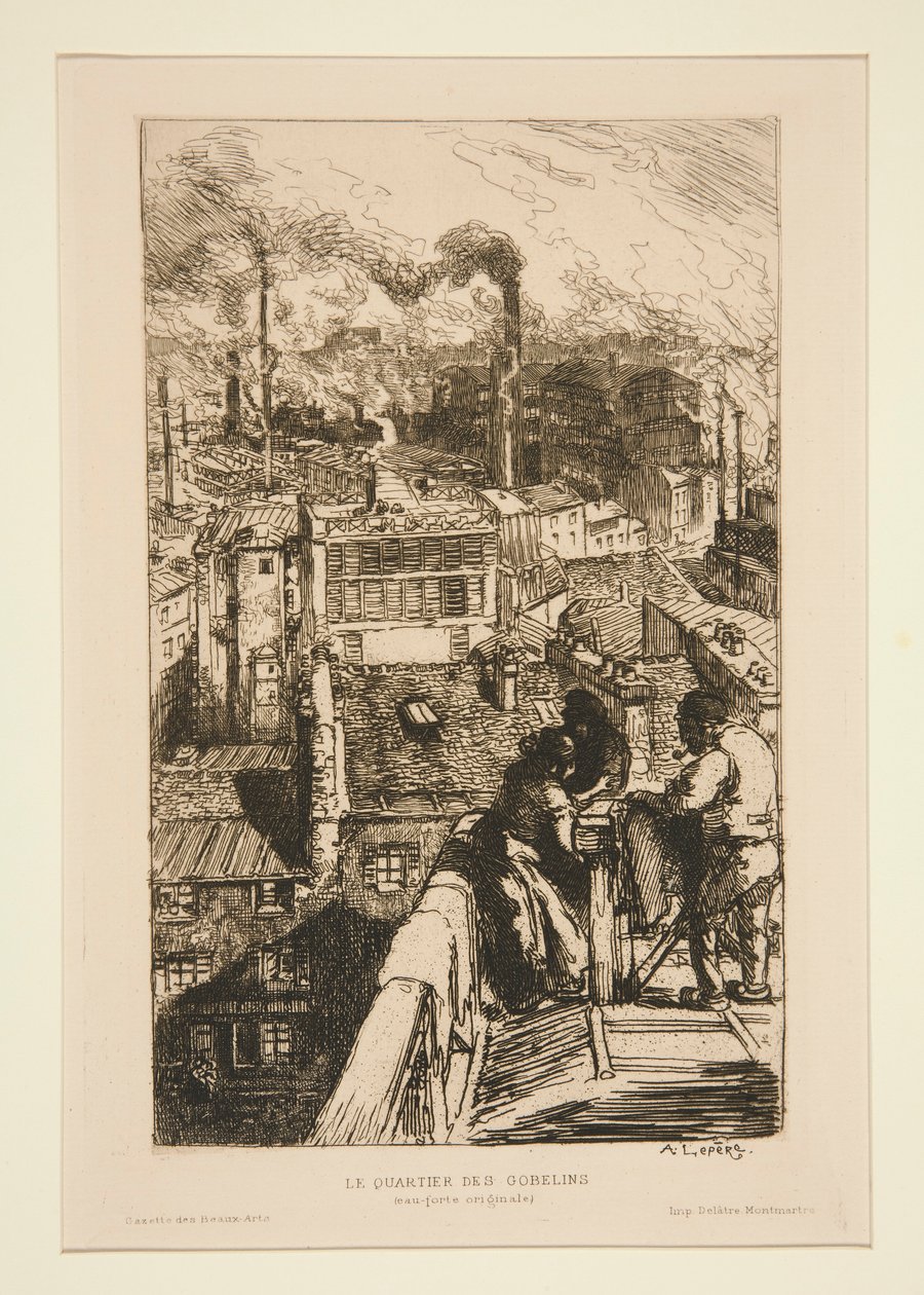 Dzielnica Gobelinów (Goblin autorstwa Auguste Lepere