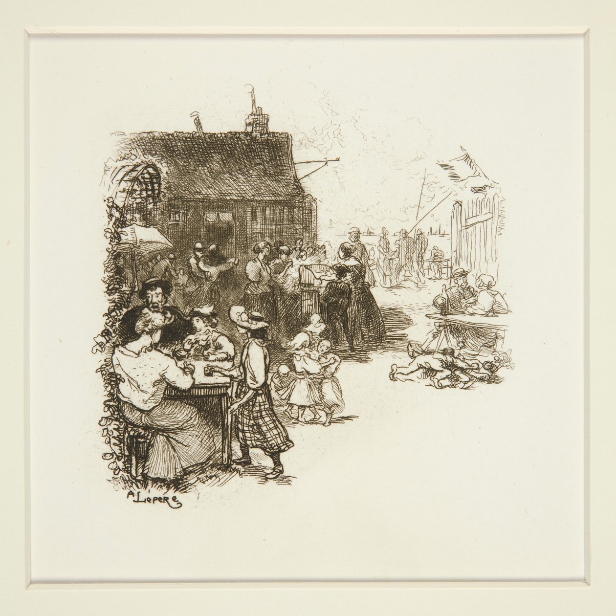 Festiwal plenerowy autorstwa Auguste Lepere
