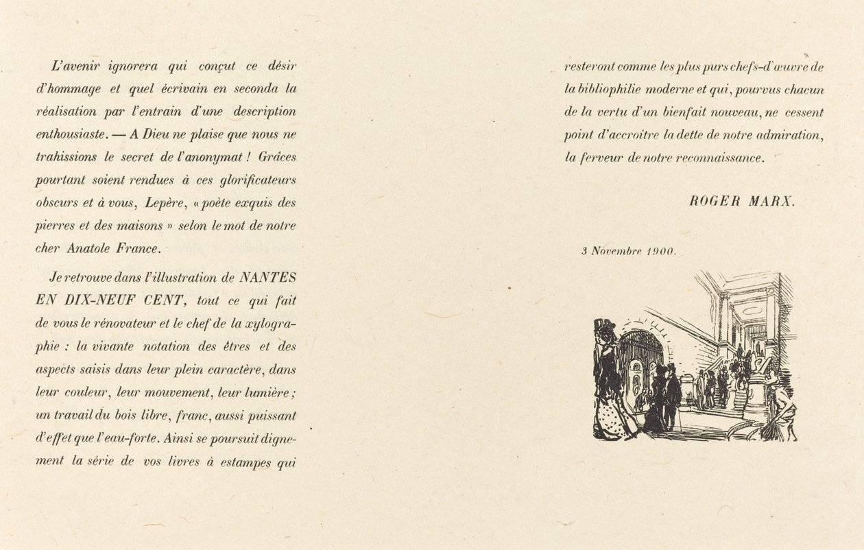 Przedmowa autorstwa Auguste Lepere