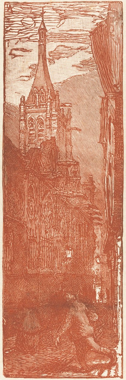 Saint-Severin autorstwa Auguste Lepere