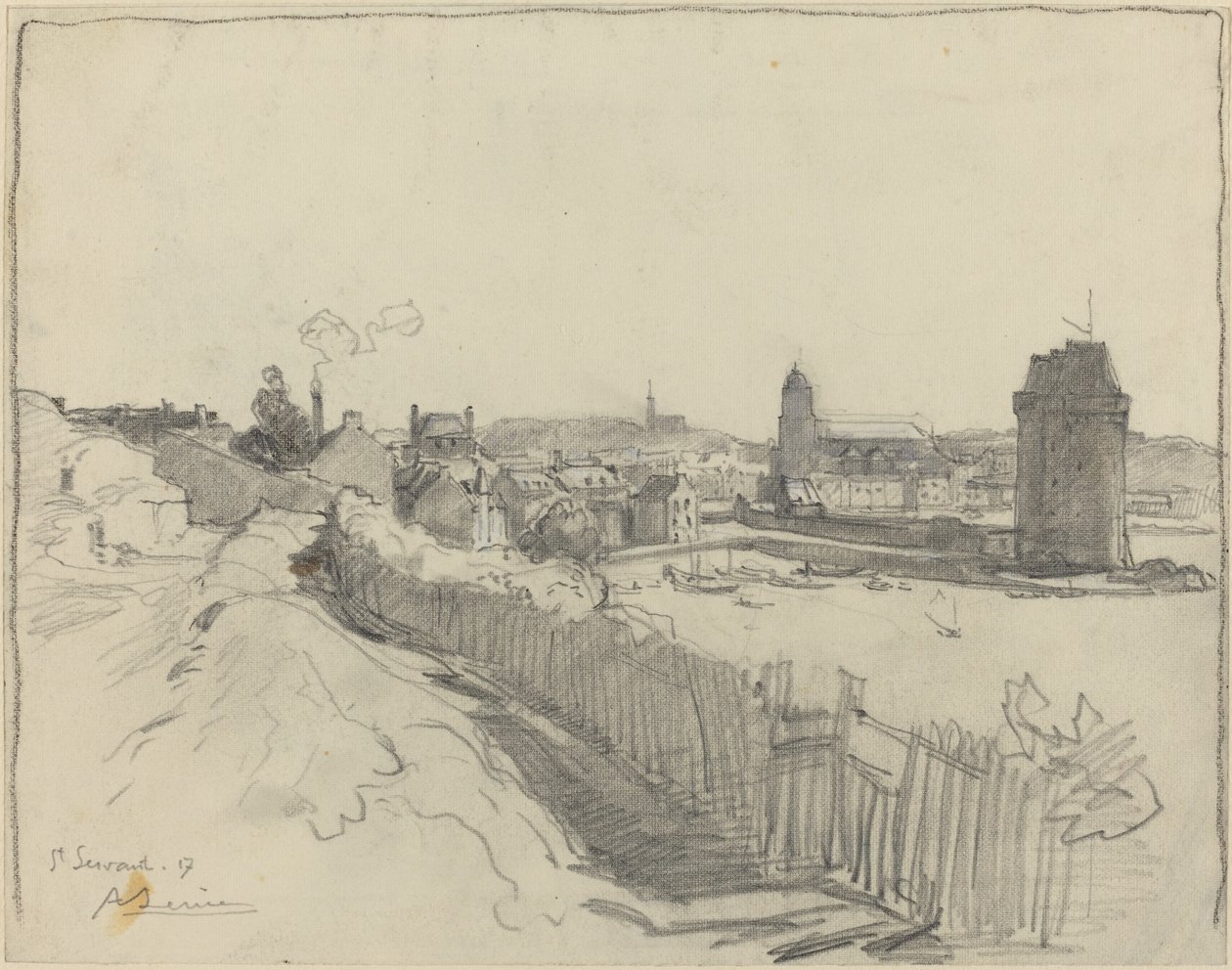 Saint-Servan autorstwa Auguste Lepere