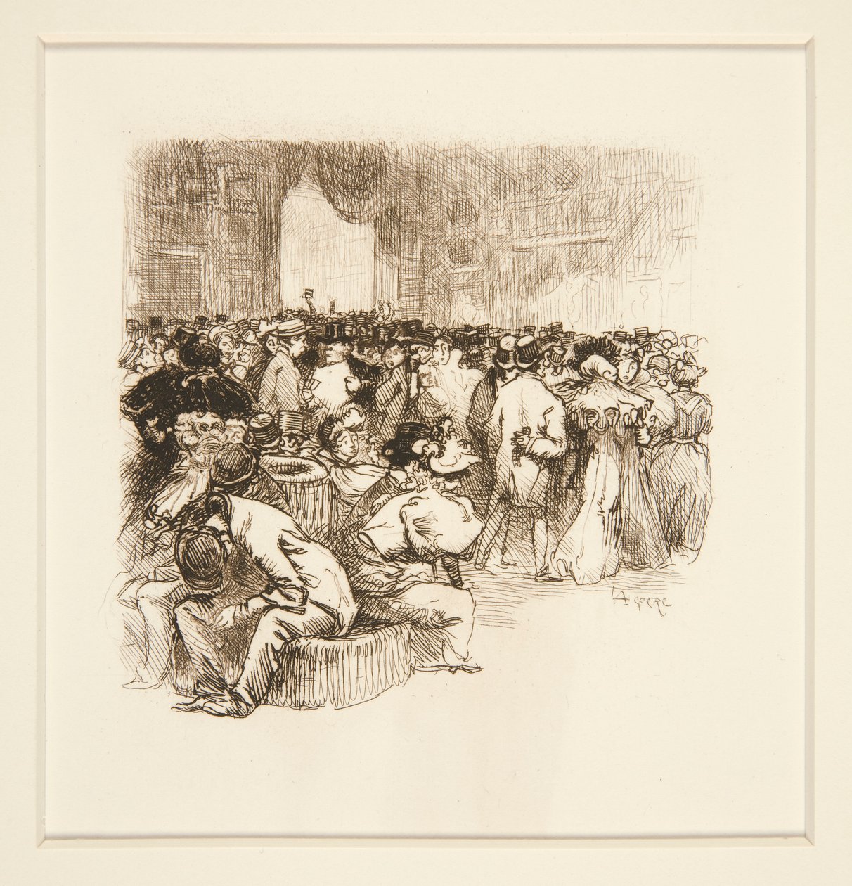 Salon autorstwa Auguste Lepere