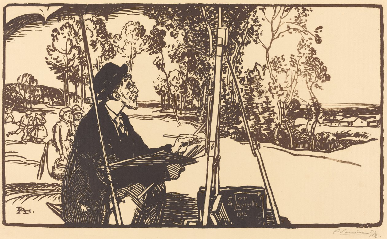 Artysta Krajobrazu autorstwa Auguste Lepere