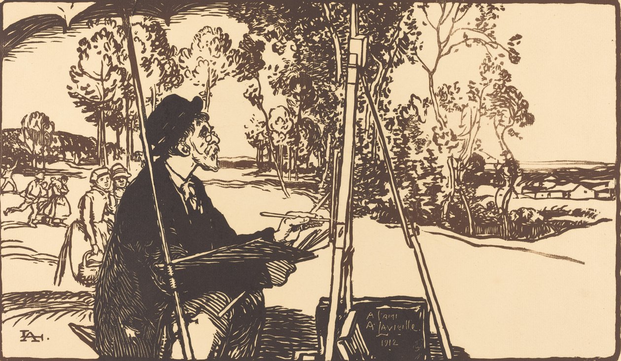 Pejzażysta Pejzażysta, 1912. autorstwa Auguste Lepere