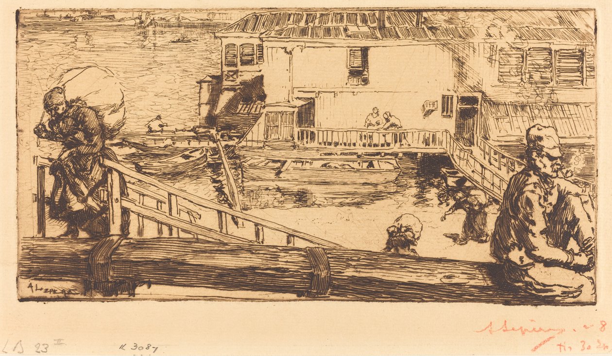 Pralnia autorstwa Auguste Lepere