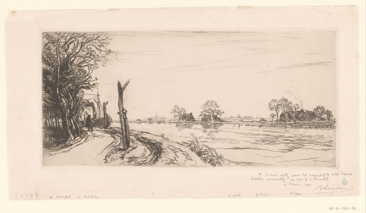 Widok na Amstel Au bord de l