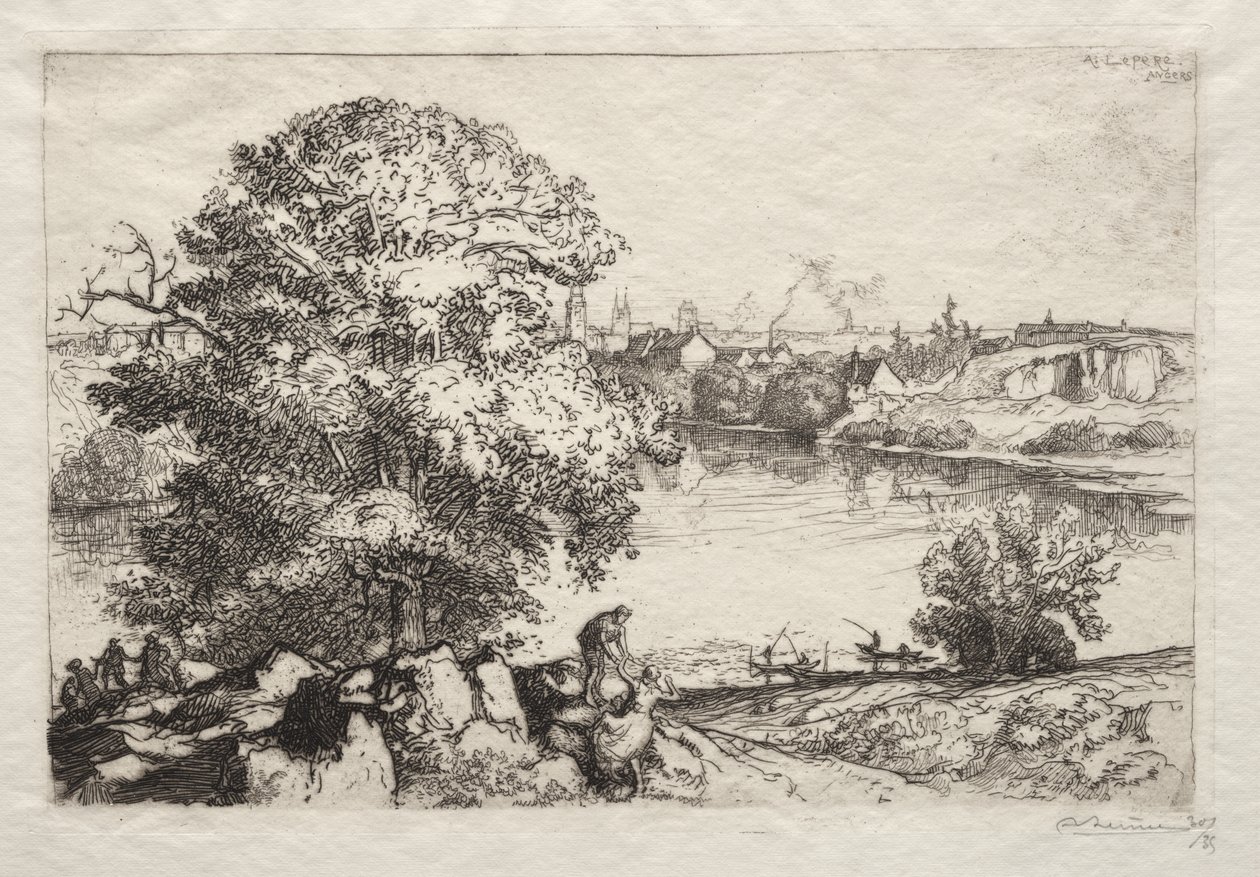 Gniew: Staw św. Mikołaja autorstwa Auguste Louis Lepère