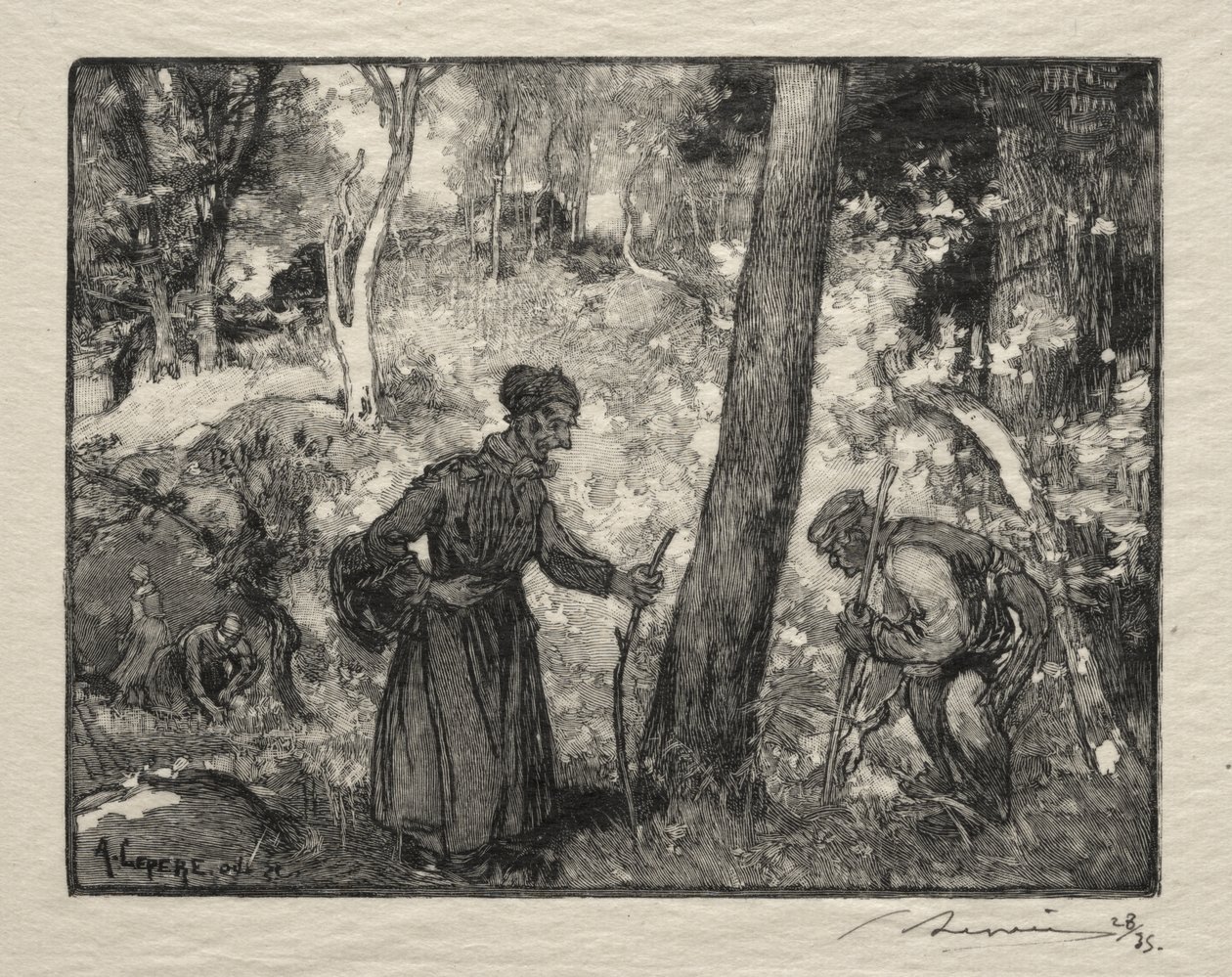 U Bernarda Rocka autorstwa Auguste Louis Lepère