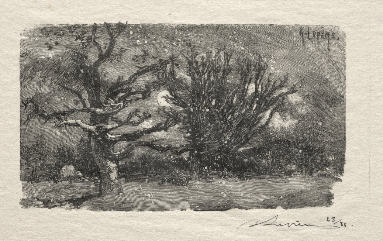 W sypialni Lantary autorstwa Auguste Louis Lepère