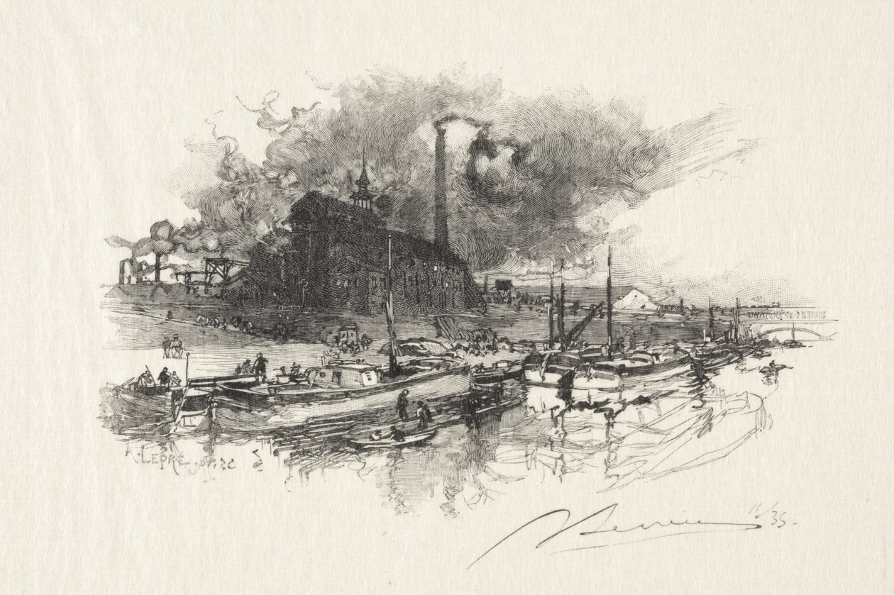 Wybielacz autorstwa Auguste Louis Lepère