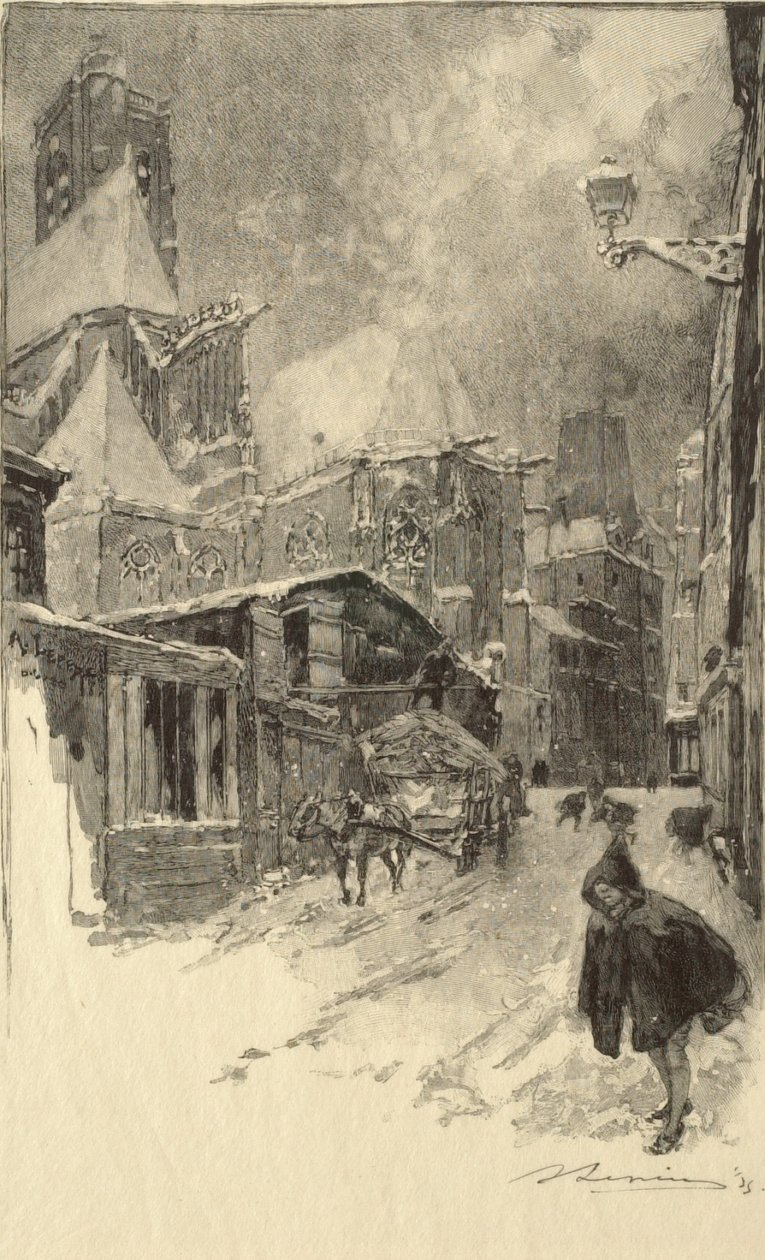 Rue des Barres autorstwa Auguste Louis Lepère