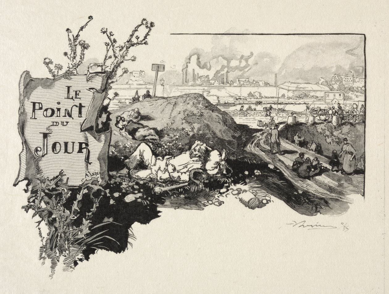 Punkt dzienny autorstwa Auguste Louis Lepère