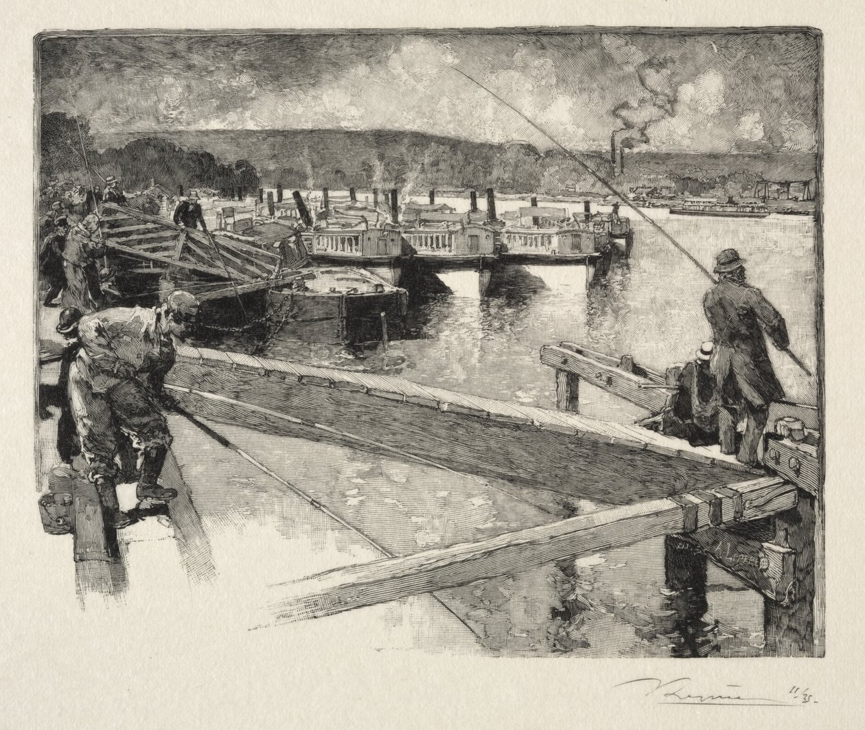 Garaż omnibusowy autorstwa Auguste Louis Lepère