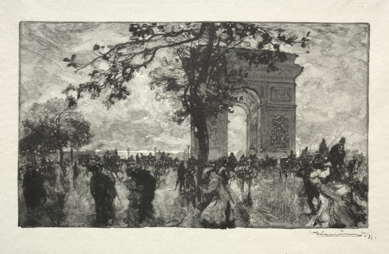 Powrót lasu autorstwa Auguste Louis Lepère