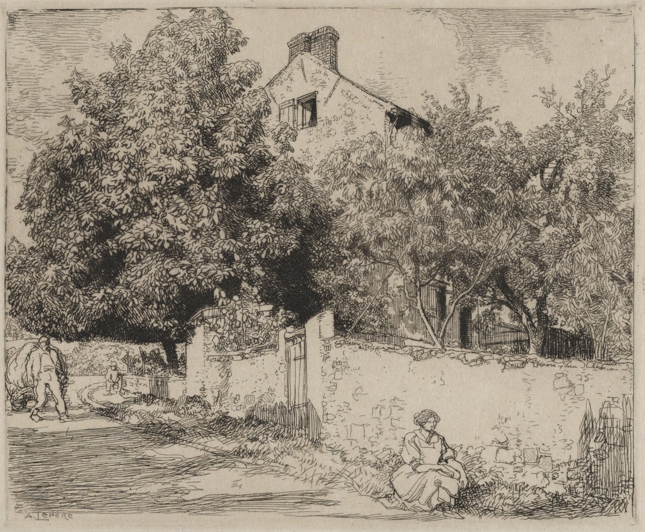 Dom Madame B. autorstwa Auguste Louis Lepère
