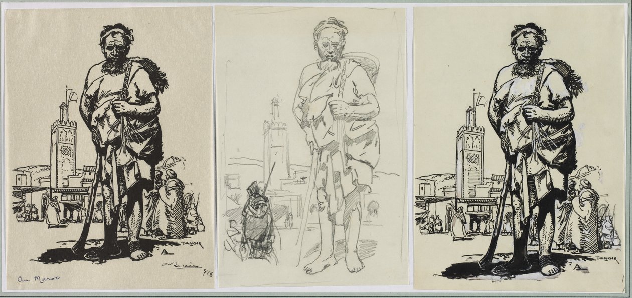 W Maroku autorstwa Auguste Louis Lepère