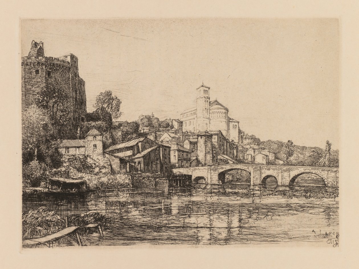 Auguste Lepère: Clisson (Loire-Maritime) autorstwa Auguste Louis Lepère