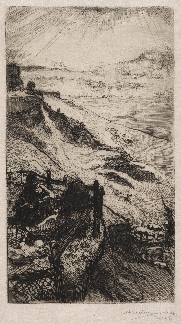 Kariera Ameryki pod Paryżem, 1898. autorstwa Auguste Louis Lepère