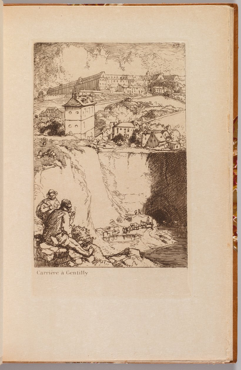 Katalog wystawy Auguste Lepère: Kariera w Gentilly, 1908. autorstwa Auguste Louis Lepère