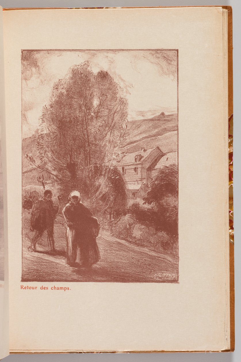 Auguste Lepère: Powrót z katalogu wystawy Fields autorstwa Auguste Louis Lepère