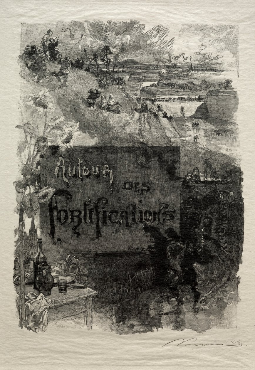 Fronton autorstwa Auguste Louis Lepère