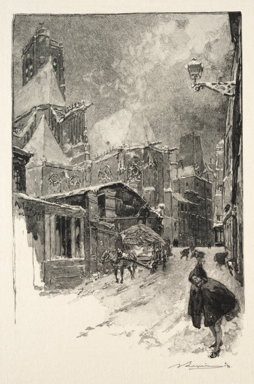 Ulica Barów autorstwa Auguste Louis Lepère