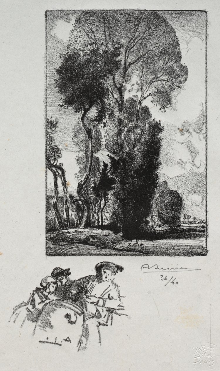 Bocage autorstwa Auguste Louis Lepère