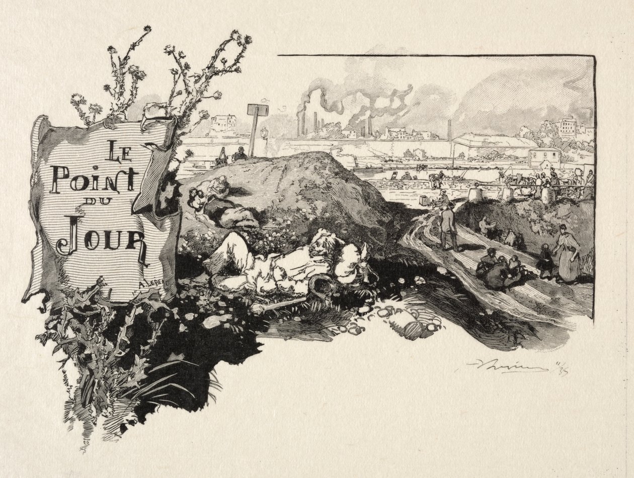 Punkt dzienny autorstwa Auguste Louis Lepère