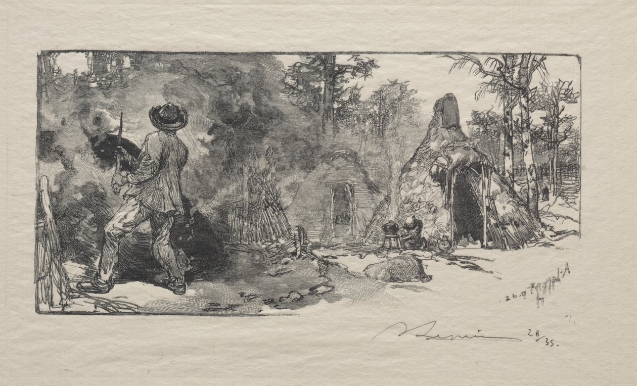 Charbonnieres autorstwa Auguste Louis Lepère